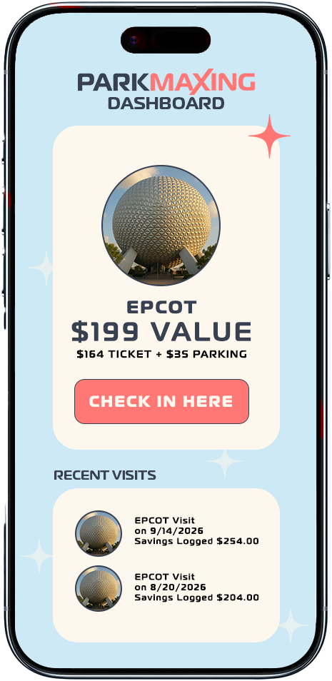 Park Maxing App Checkin Screen